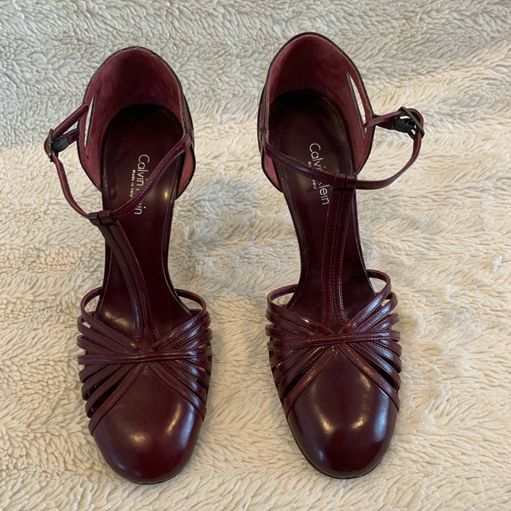 Calvin Klein T-Strap Pump